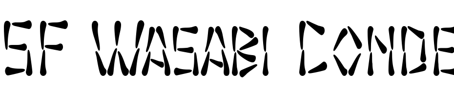 SF Wasabi Condensed cкачати шрифт безкоштовно